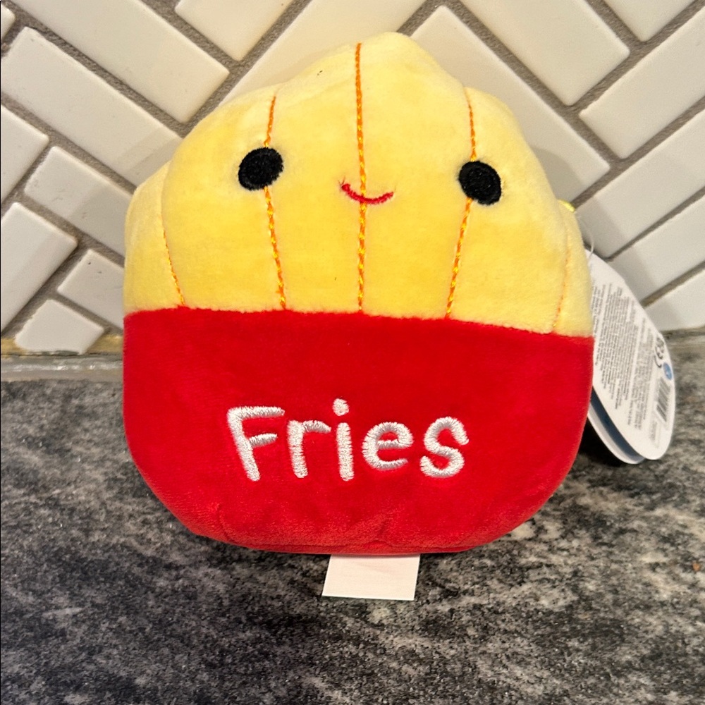 Squishmallows Yellow and Red Plush Fries